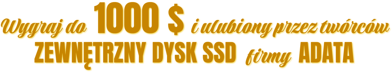 Win up to $1000 ADATA's creator favorite external SSD